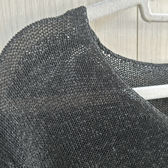 Vintage Holt Rendrew Rayon Blend semi sheer light weight sweater V-Neck size M - Picture 2 of 6